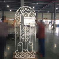 High quality beautiful guard rails modern wrought iron anti-corrosion design window grill