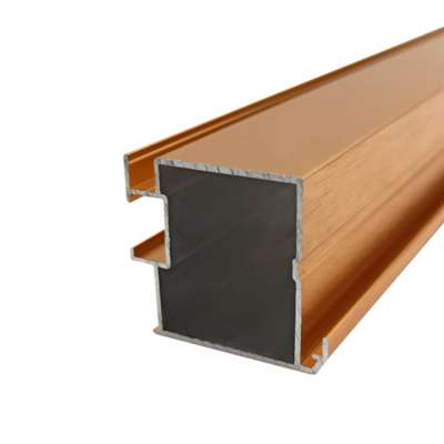 Aluminum glass swing window and door frame extrusion