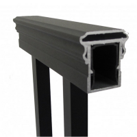 Black led stair nosing profiles extrusion aluminum profiles for stair lighting