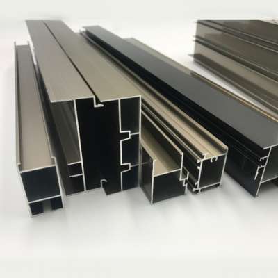 Alloy 6063 T5 powder coating aluminum extrusion profile for window door