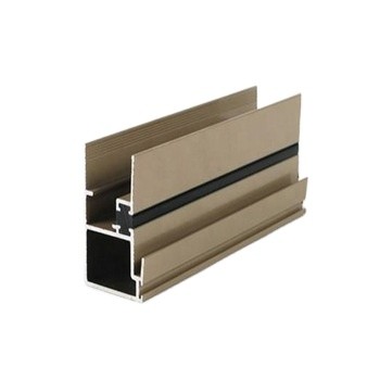 China supplier customized thermal break powder coating aluminium extrusion profile for stairs