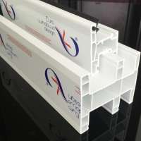 Hot sales good quality 80mm sliding upvc window profiles frames