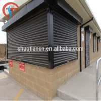 Window exterior electric roll up shutters