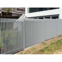 durable customized aluminium slat fence super quality privacy fence