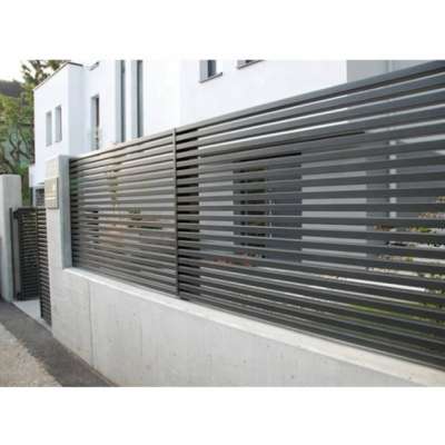 Hot sale promotion aluminium fences customized security fence modern decorative villas fences