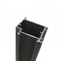 Black electrophoresis aluminum profiles for industrial using